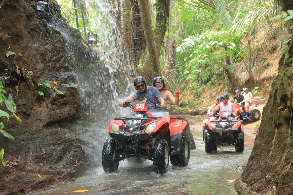 ATV Cliff Waterfall Ride